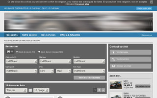 bmw-lechesnay-neubauer-occasion.com website preview