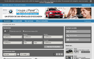 occasions-bmw-melun.com website preview