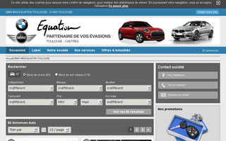 equation-occasion-toulouse.com website preview