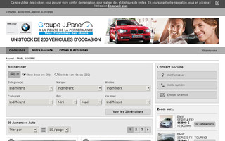 occasions-bmw-auxerre.com website preview