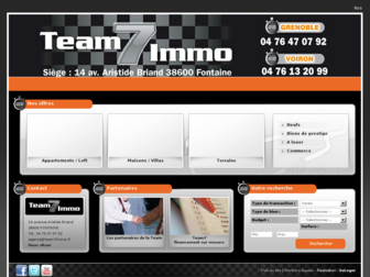 team7immo.com website preview