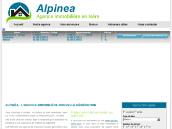 alpinea-immo.com website preview