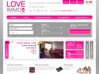 loveimmo.fr website preview