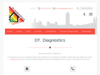 dtdiagnostics.fr website preview
