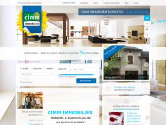morestel.cimm-immobilier.fr website preview