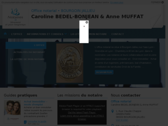 bedel-bonjean-muffat-bourgoinjallieu.notaires.fr website preview