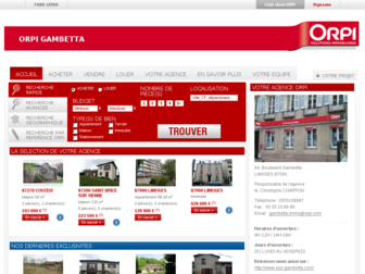 orpi-gambetta.com website preview