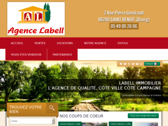 labell-immobilier.com website preview