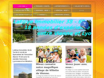 lafaye-immobilier-38-69.fr website preview