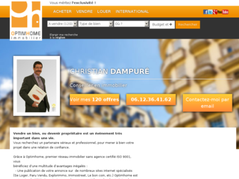dampure.optimhome.com website preview