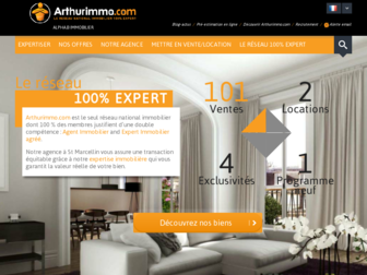 saintmarcellin-arthurimmo.com website preview