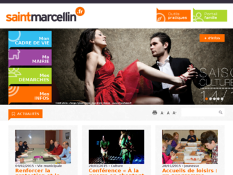 saint-marcellin.fr website preview