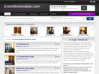 entremontrealais.com website preview