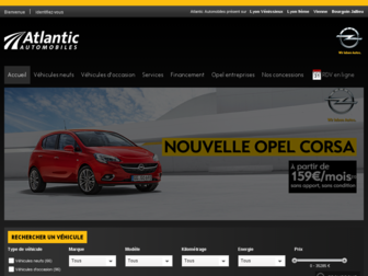 atlantic-automobiles.fr website preview