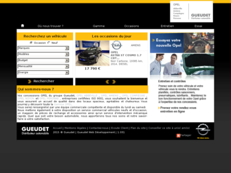 opel.gueudet.fr website preview