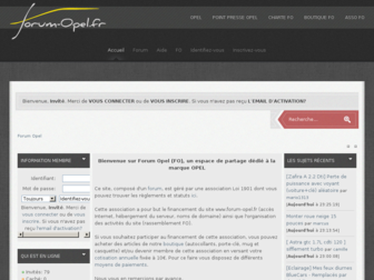 forum-opel.fr website preview