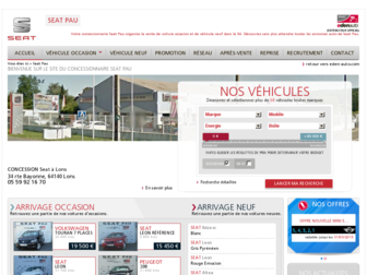 seat-pau.eden-auto.com website preview