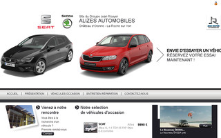 seatskoda.alizes-automobiles.fr website preview