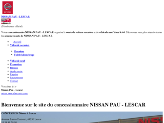 nissan-pau-lescar.eden-auto.com website preview