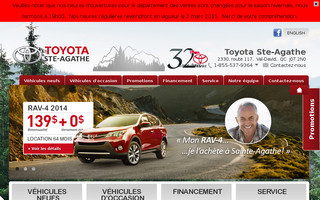 toyotasteagathe.com website preview