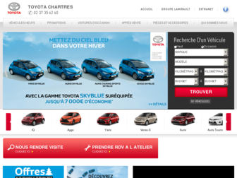 toyota-chartres.fr website preview