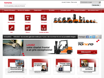 toyota-forklifts.fr website preview