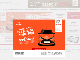 toyota.gueudet.fr website preview