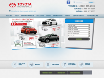 toyotadrummondville.com website preview