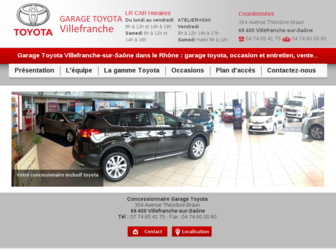 lr-toyota-villefranche.fr website preview