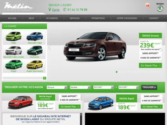 skoda-lagny.fr website preview