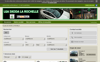 skodalarochelle.com website preview