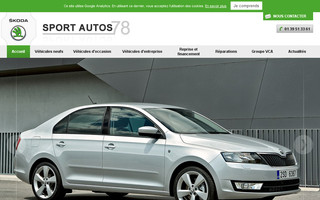 skoda-versailles.com website preview