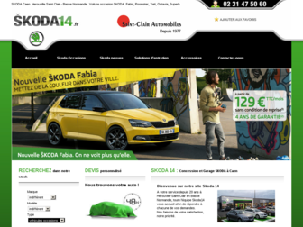 skoda14.fr website preview