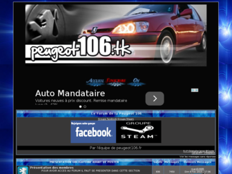 peugeot106.positifforum.com website preview