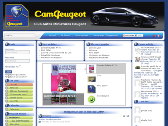 campeugeot.fr website preview