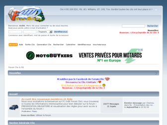 forum-clio.com website preview