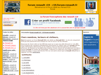 r19.forum-renault.fr website preview