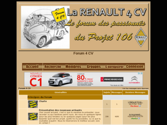 la-4cv-renault.forumactif.org website preview