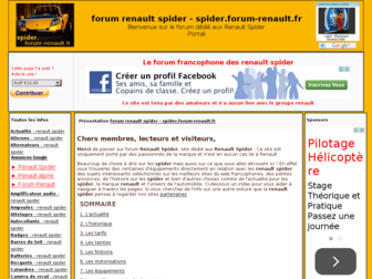 spider.forum-renault.fr website preview
