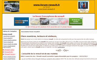 forum-renault.fr website preview