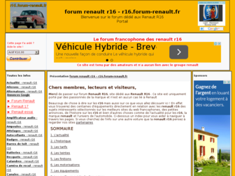 r16.forum-renault.fr website preview
