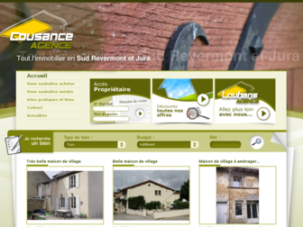 cousanceagence.com website preview