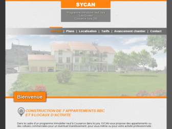 sycan.fr website preview