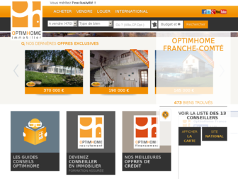 franche-comte.optimhome.com website preview