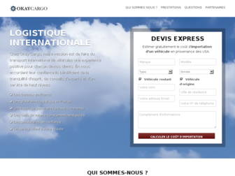 okaycargo.com website preview