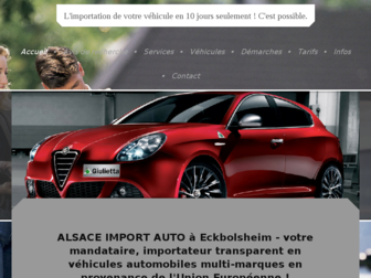 alsace-import-auto.com website preview