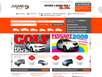 jugandautos.com website preview