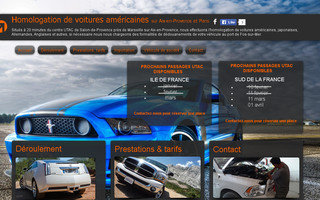 homologation-voiture-us.com website preview