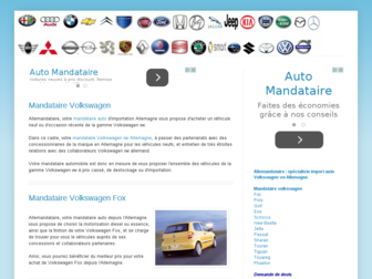 volkswagen.allemandataire.com website preview