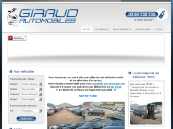 giraud-automobiles.com website preview
